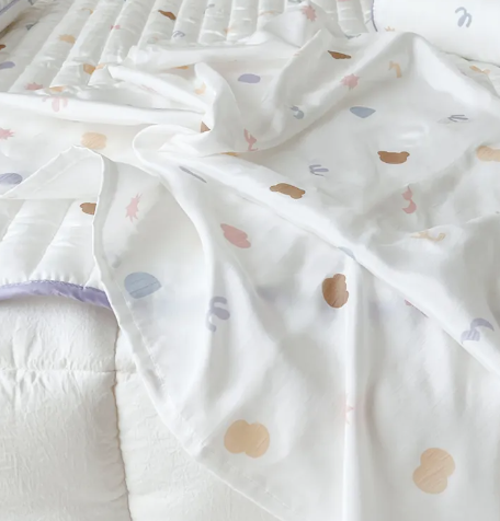 Dot to Dot 蠟筆小新人造絲薄被