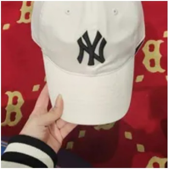 [S] MLB N COVER UNSTRUCTURED BALL CAP NEW YORK YANKEES,WHITE, 3ACP6601NGP014-50WHS (SMLB283)