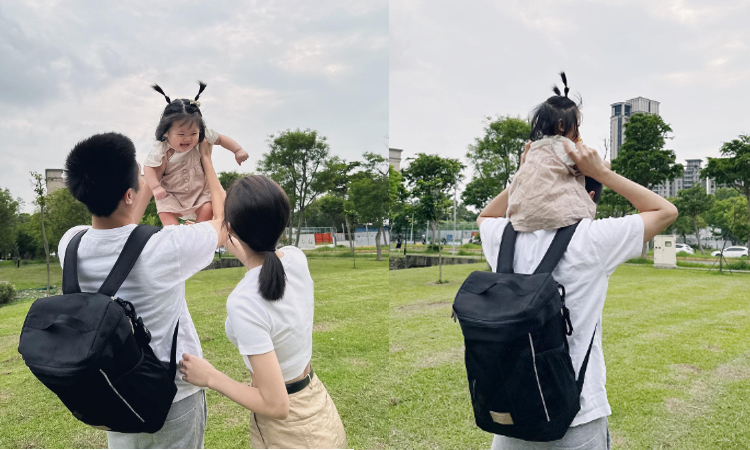 德國媽媽包No.1品牌，網紅媽咪推薦，LASSIG讓媽媽包不只是媽媽包，兼具時尚與功能性，手提斜背後背多種背法，大開口大容量多隔層，外出育兒神隊友