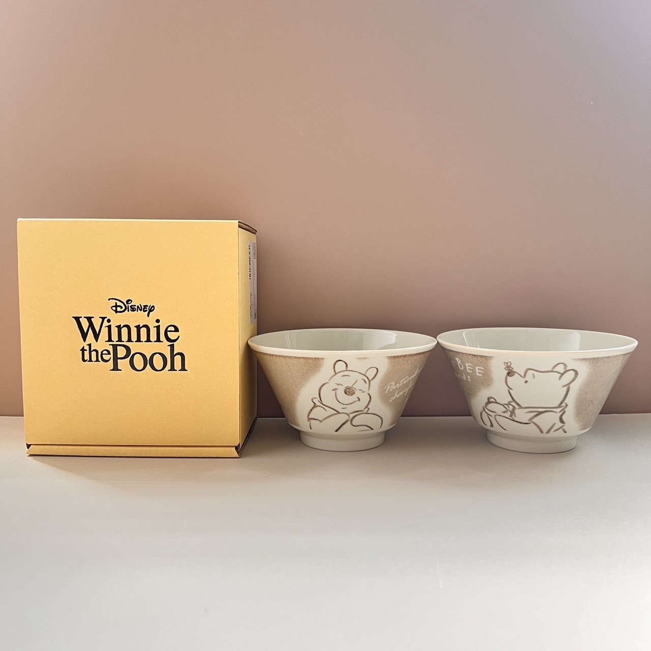 【現貨】迪士尼 小熊維尼陶藝風陶瓷套組