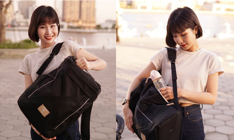 德國媽媽包No.1品牌，網紅媽咪推薦，LASSIG讓媽媽包不只是媽媽包，兼具時尚與功能性，手提斜背後背多種背法，大開口大容量多隔層，外出育兒神隊友