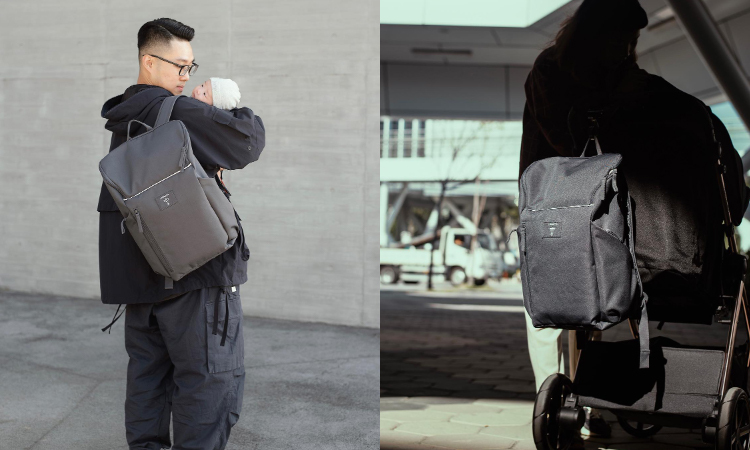 德國媽媽包No.1品牌，網紅媽咪推薦，LASSIG讓媽媽包不只是媽媽包，兼具時尚與功能性，手提斜背後背多種背法，大開口大容量多隔層，外出育兒神隊友