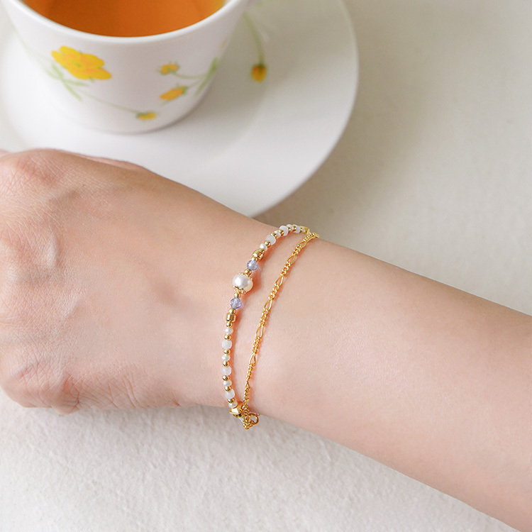 ｜桃花｜呼喊愛情 – 月光托帕石 – 手鍊