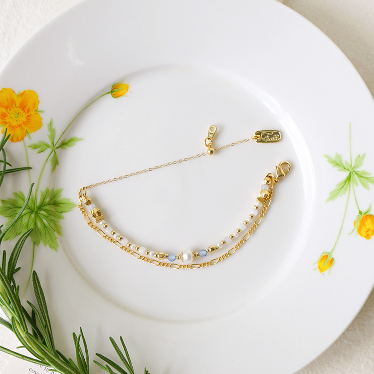 ｜桃花｜呼喊愛情 – 月光托帕石 – 手鍊