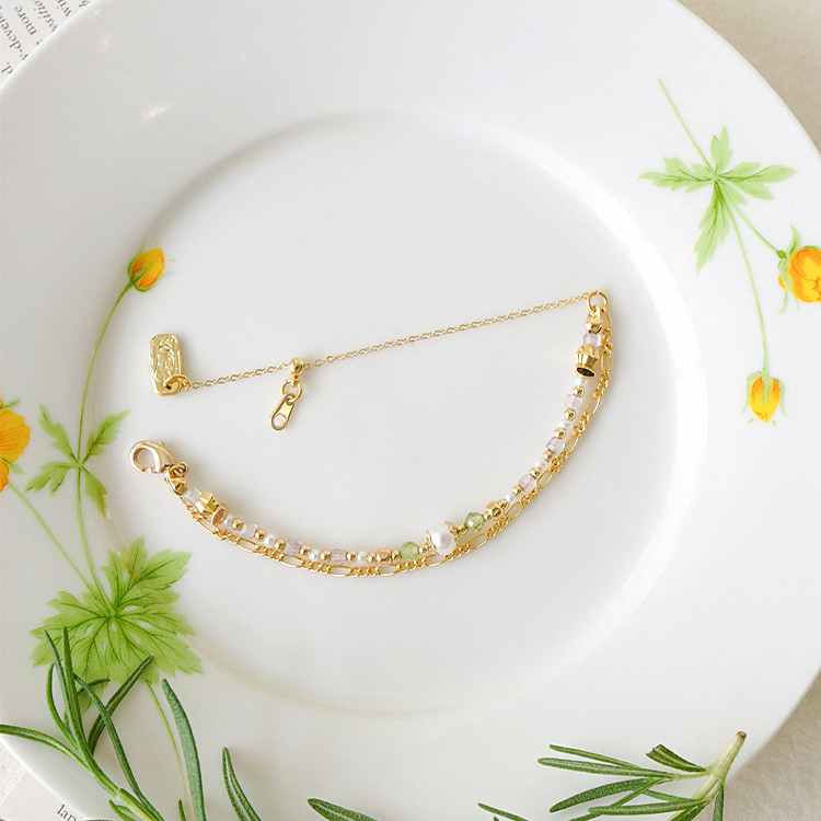 ｜財運｜呼喊愛情 – 草莓橄欖石 – 手鍊