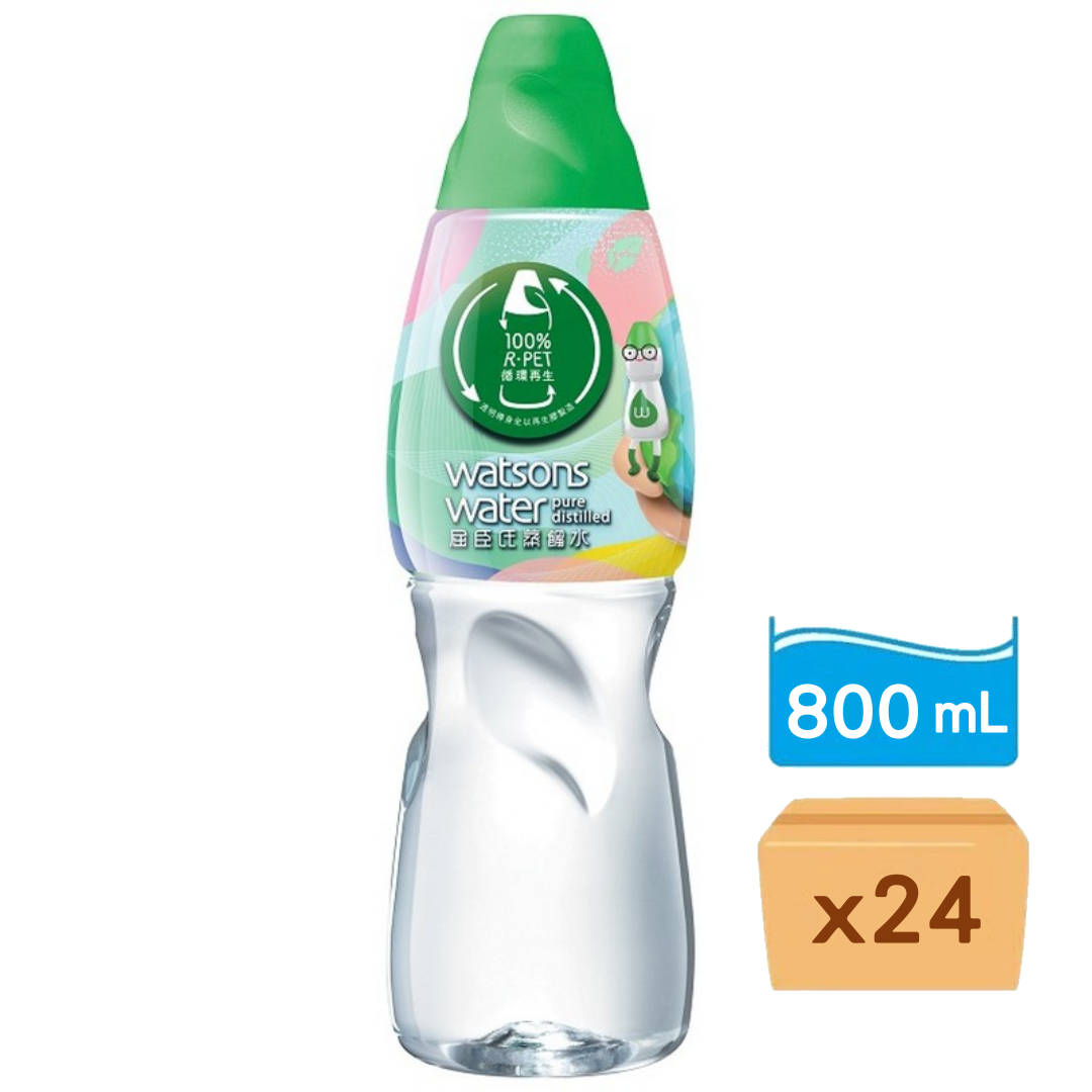 屈臣氏蒸餾水 800ml x24支