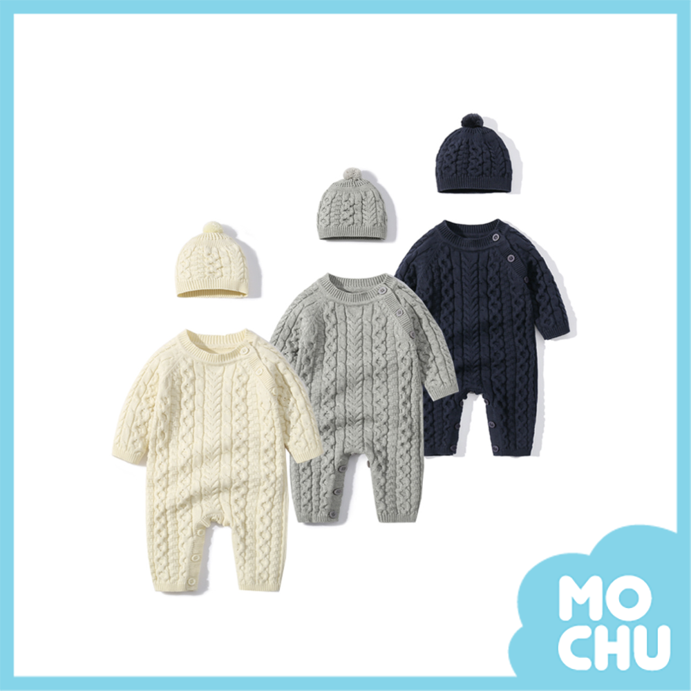 麻花針織連身衣(三色)