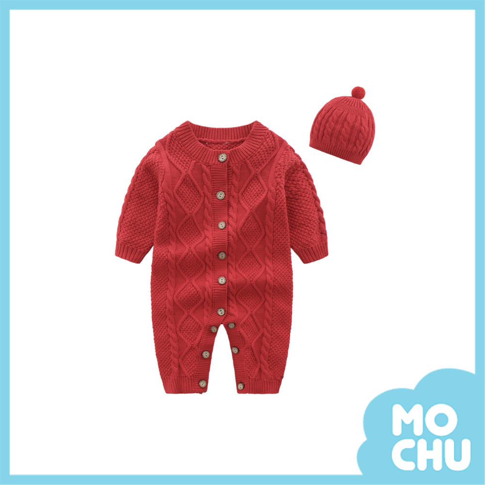 菱格針織連身衣(四色)