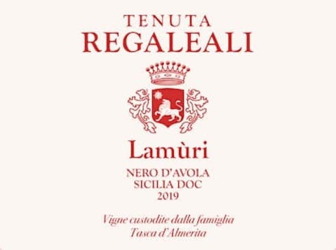 Tasca d'Almerita Tenuta Regaleali Lamuri Nero d'Avola 2020