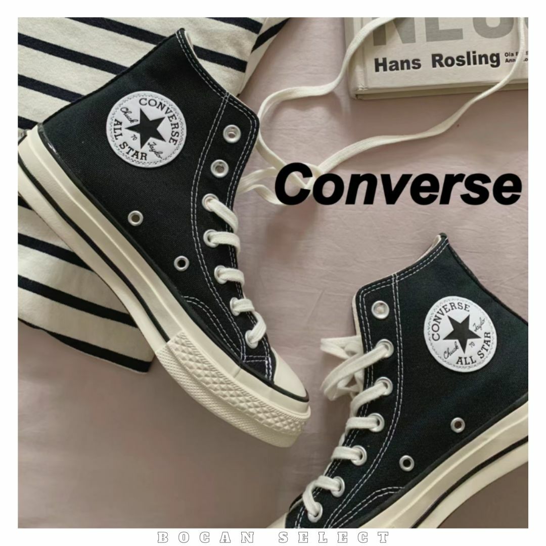 <熱銷>Converse Chuck Taylor 1970 高筒 奶油底 黑白 (162050C)
