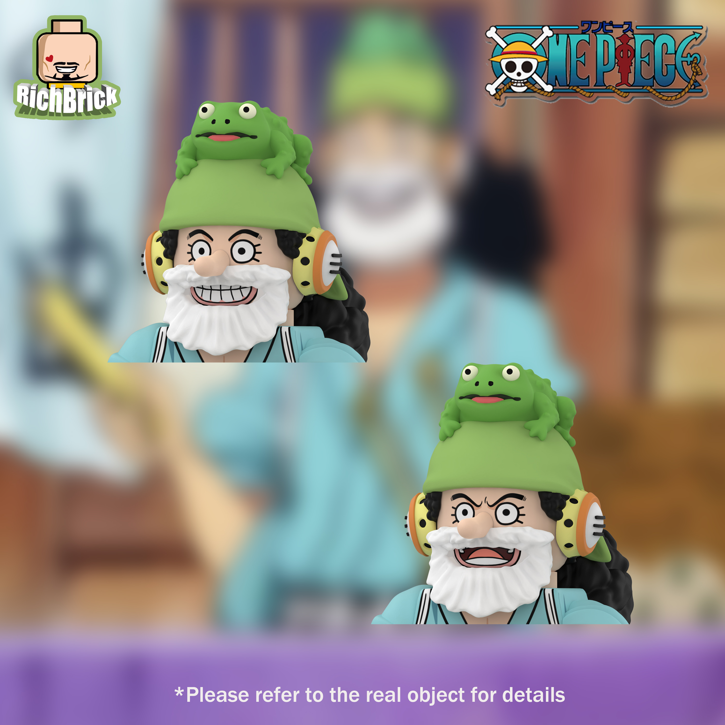 [Rich Brick][In Stock One Piece - Usopp Frog Ver. [Padprinted]