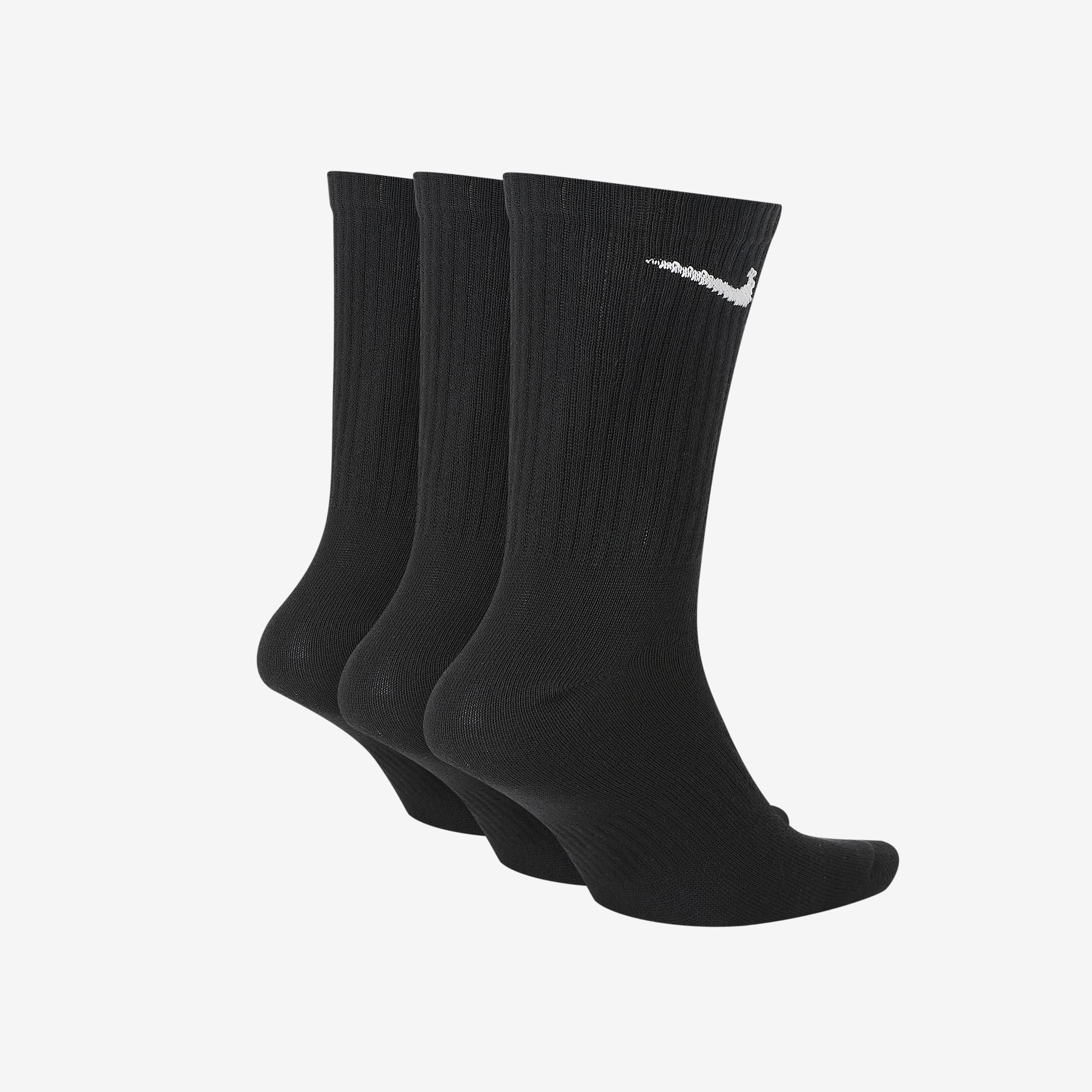 -(E6d04)-NIKE EVERYDAY LIGHTWEIGHT 基本款 長襪 黑底白勾 (單雙)