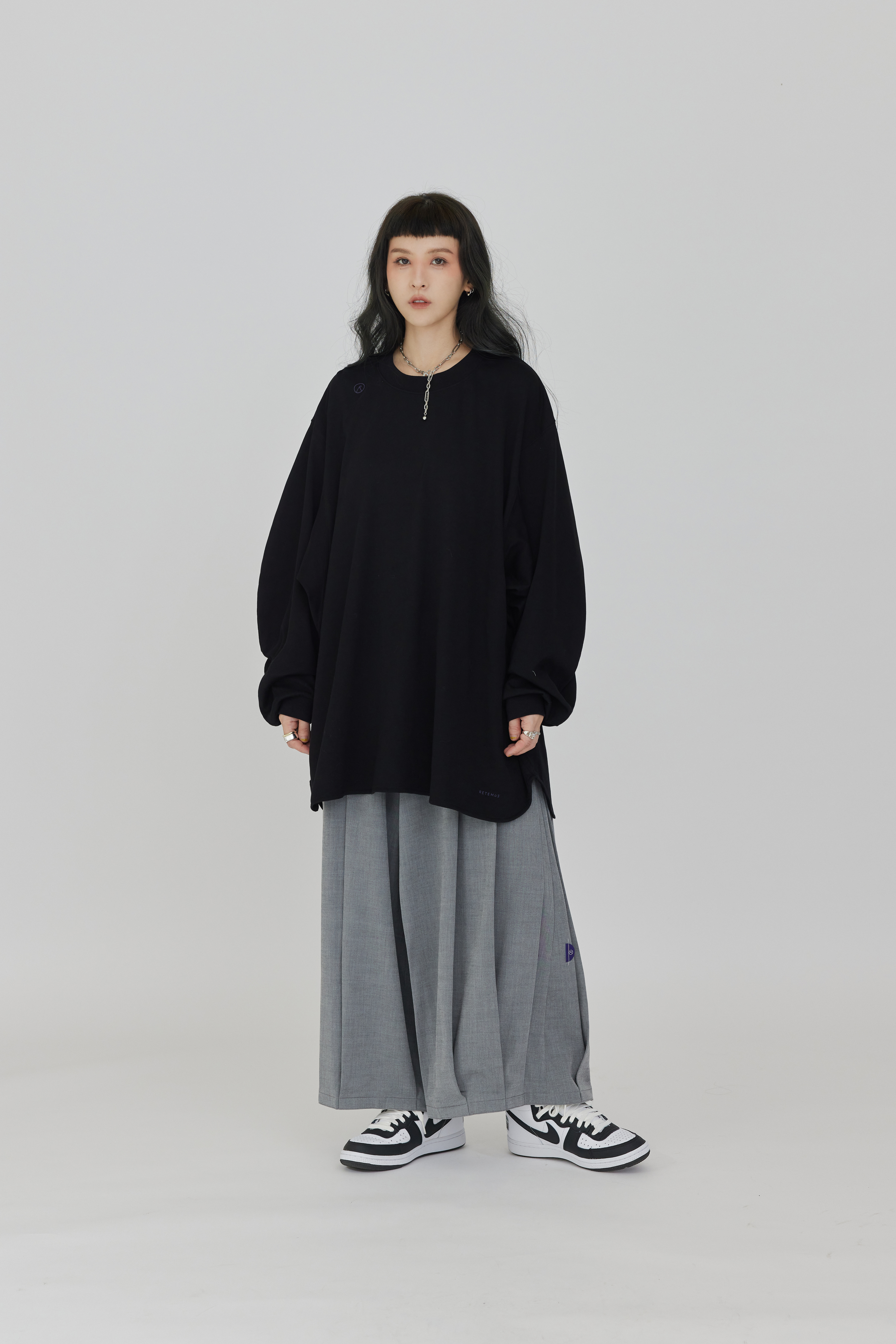 RETEM03 Spray-Paint Tee | Black