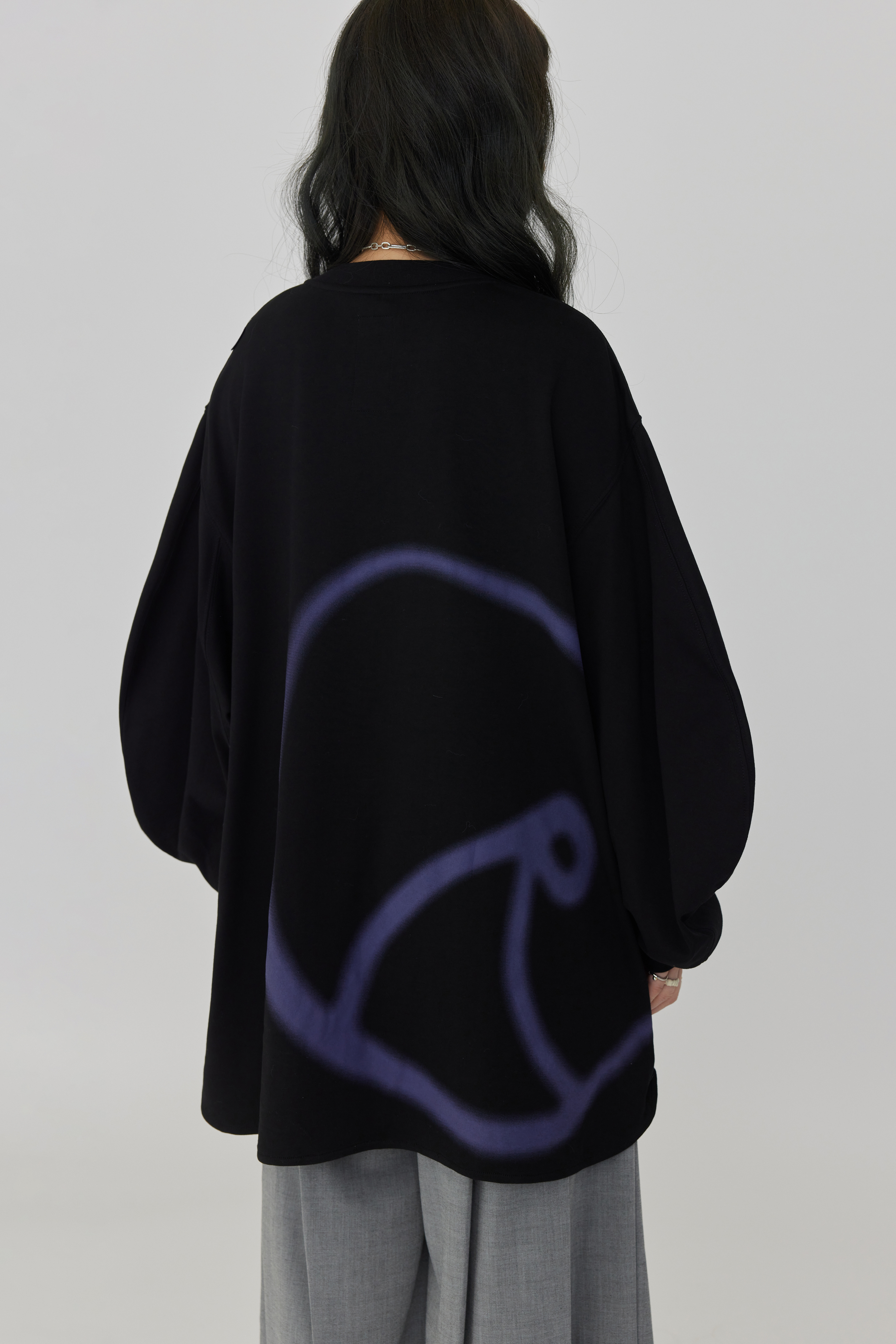 RETEM03 Spray-Paint Tee | Black