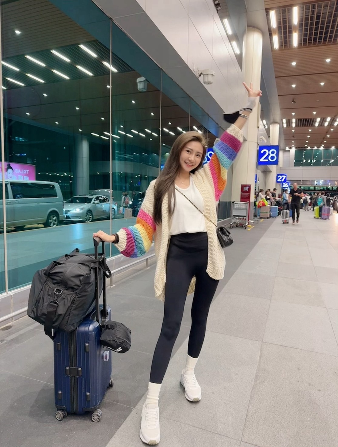 🔥11.01直播新品］💥不露妹妹ㄉ超強legging］韓版高腰超包覆超瘦彈性legging（S-2XL）