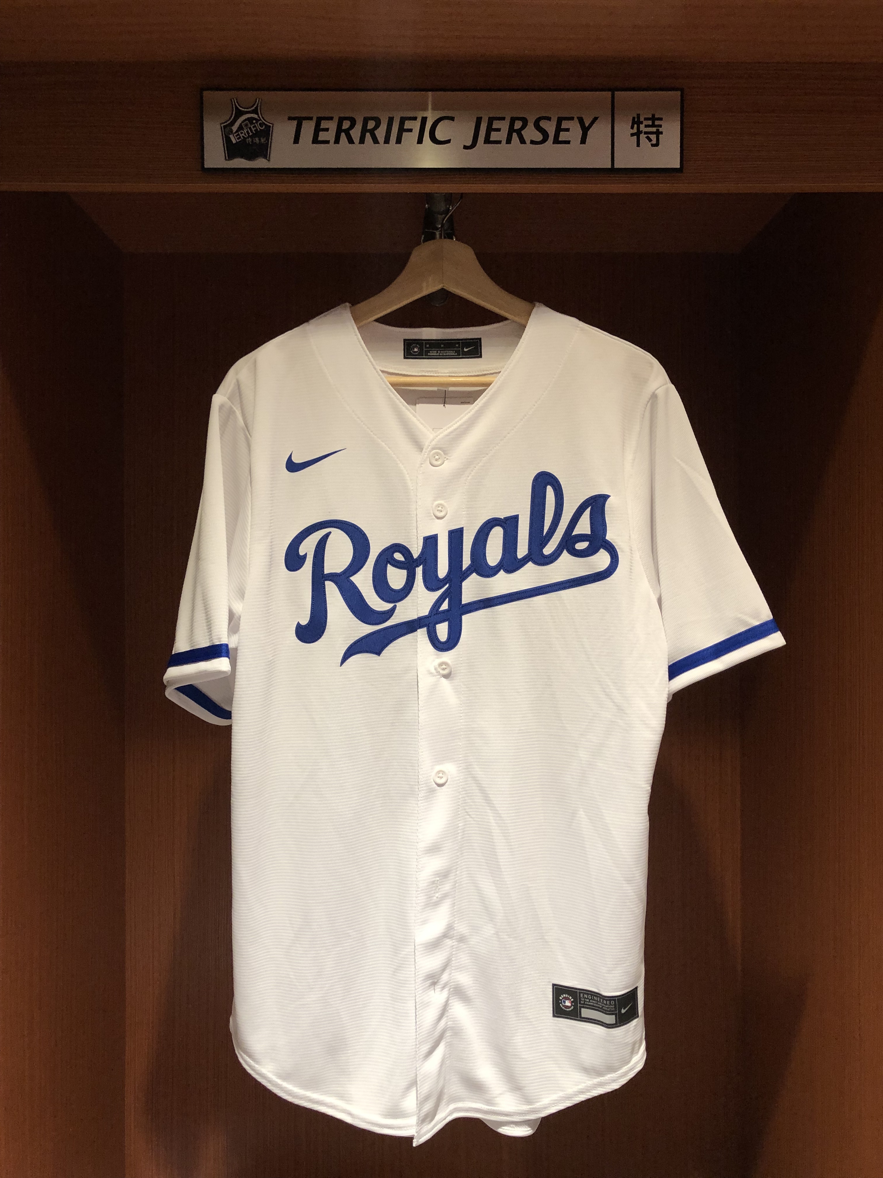 MLB球衣 Bobby Witt Jr. 堪薩斯市皇家白 Nike Replica Player Name Jersey 球迷版 熱轉印 全新
