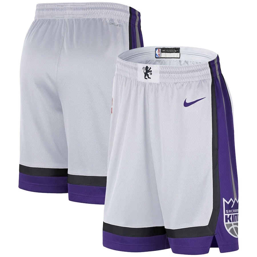 NBA球褲 Sacramento Kings 沙加緬度國王白球褲 Association Nike Swingman Shorts 球迷版 有口袋 全新