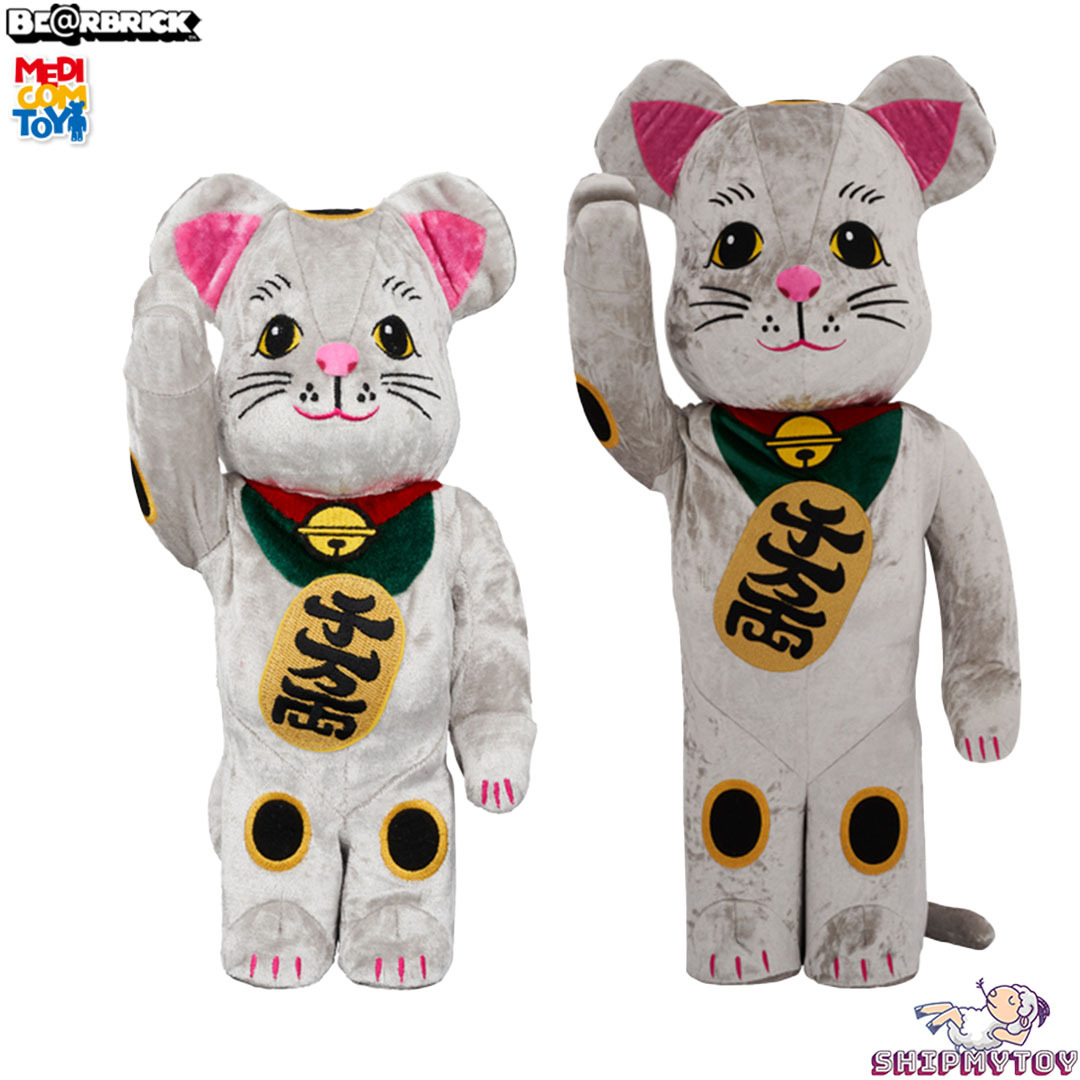 BE@RBRICK 招き猫 着ぐるみ 銀