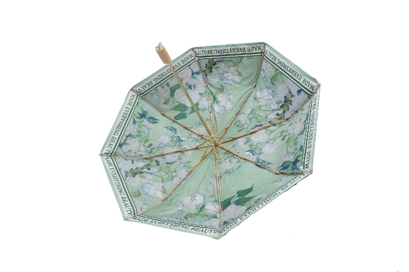 花樣藝術折傘《綠漾玫瑰》