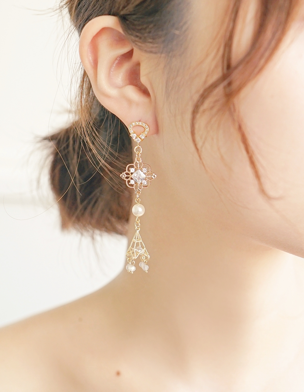 by mii✧立體金字塔耳飾