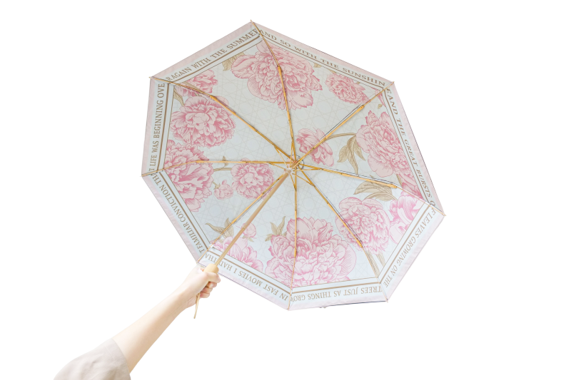 花樣藝術折傘《粉漾牡丹》