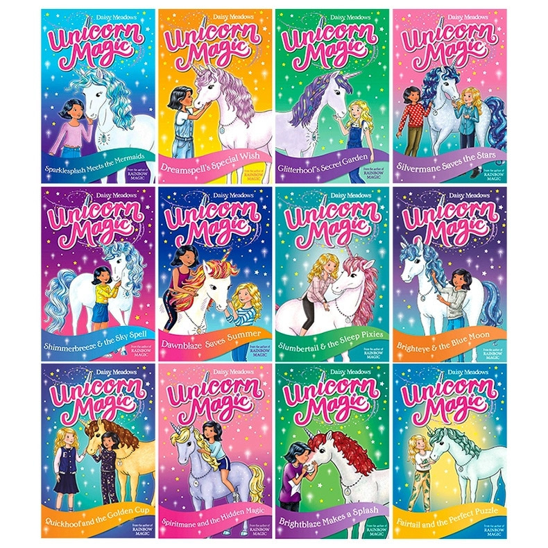 Unicorn Magic Enchanted Valley 12 Book Set Collection