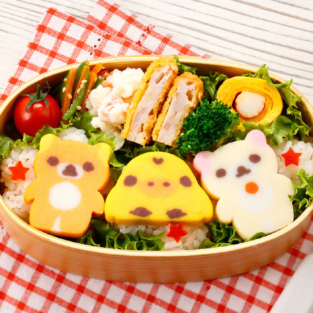 日本鬆弛熊牛奶熊雞仔魚蛋片 (6片) 68g