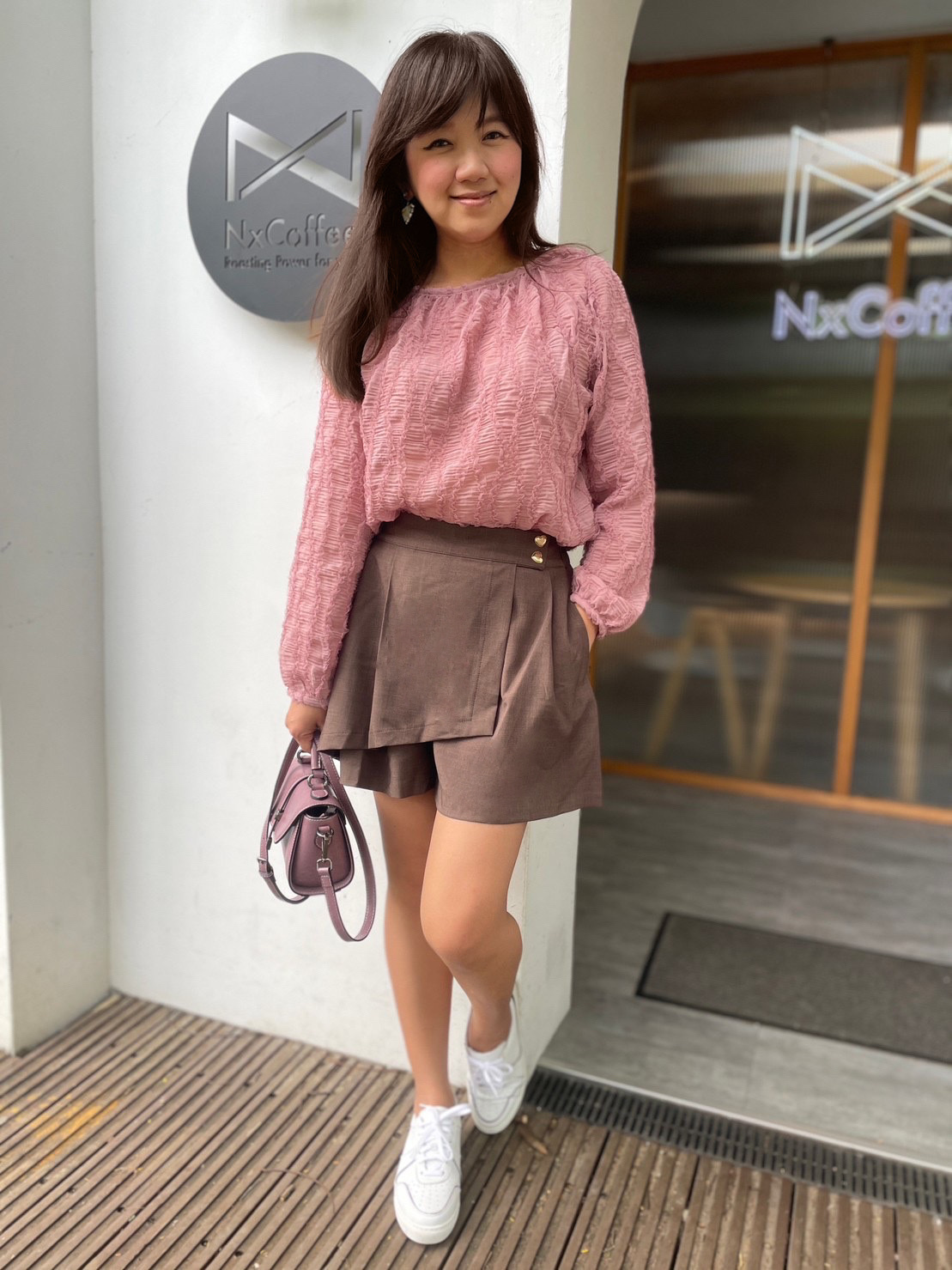 🇰🇷韓國立體波浪紗上衣