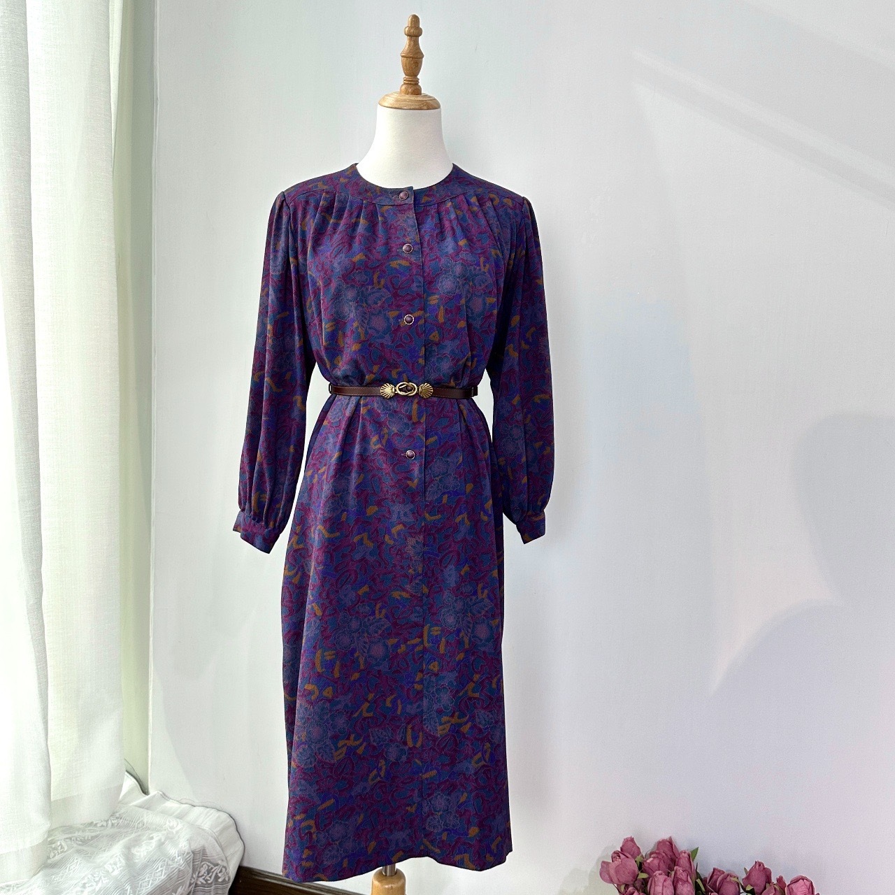 日本製女人的神秘世界暗紫色連身裙