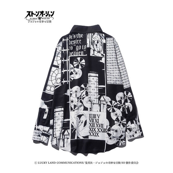 Pbandai 預訂2024/1月 ジョジョの奇妙な冒険 ストーンオーシャン【glamb】シャツ　エンリコ・P