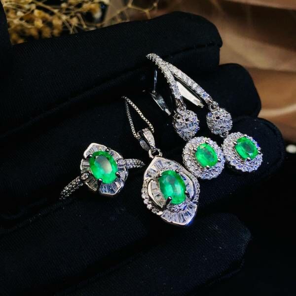 哥倫比亞祖母綠 套組