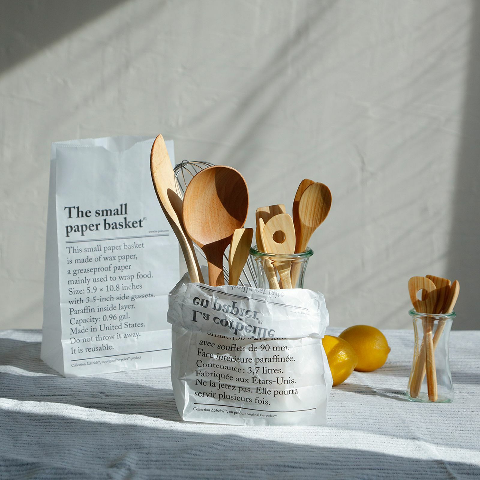 SAINT-LAZARE 小防油紙袋