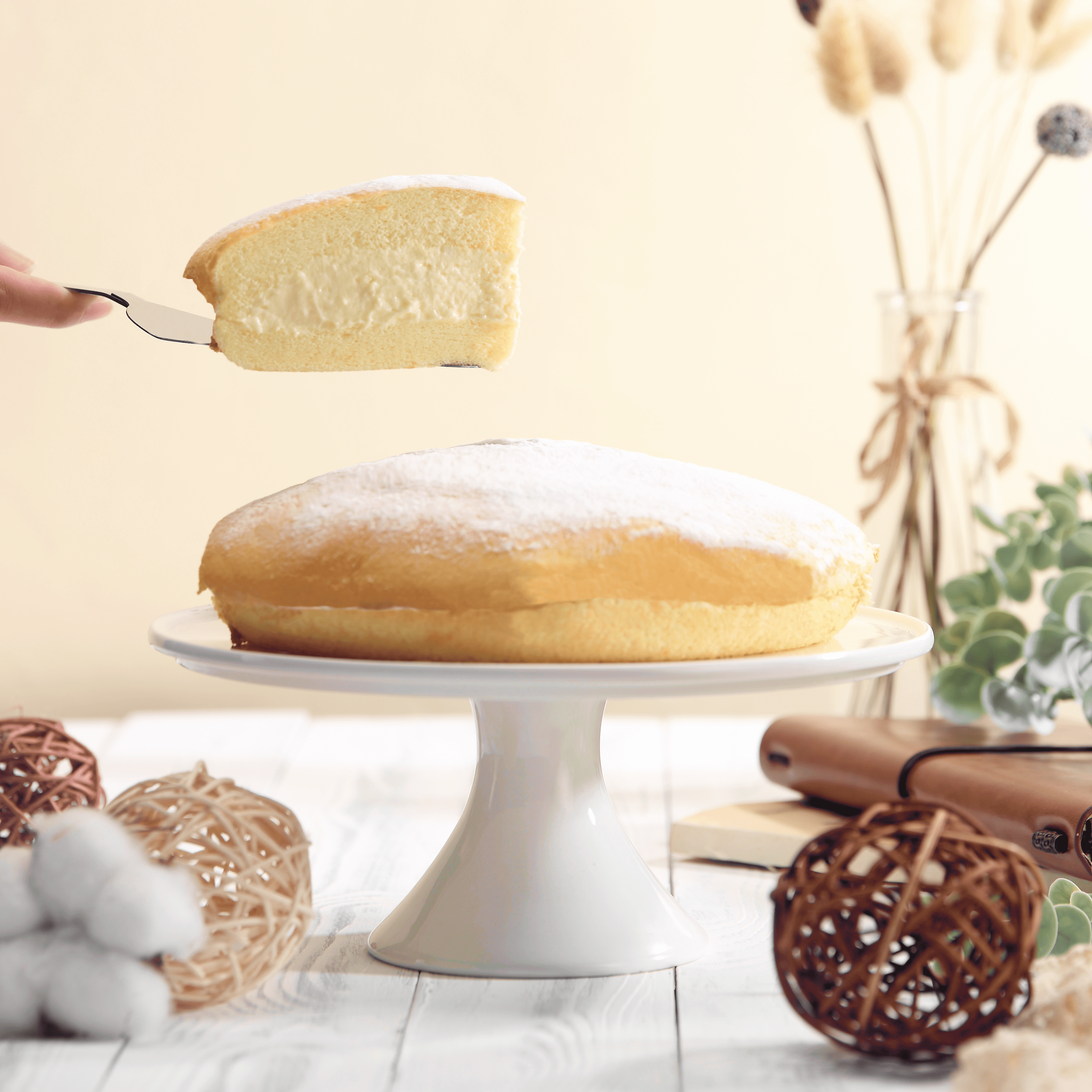 彌月｜經典。醇卡士達 8吋