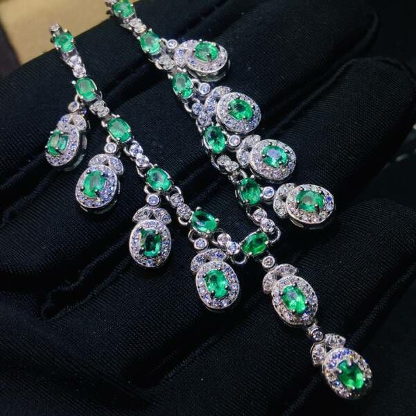 純天然哥倫比亞祖母綠 吊墜