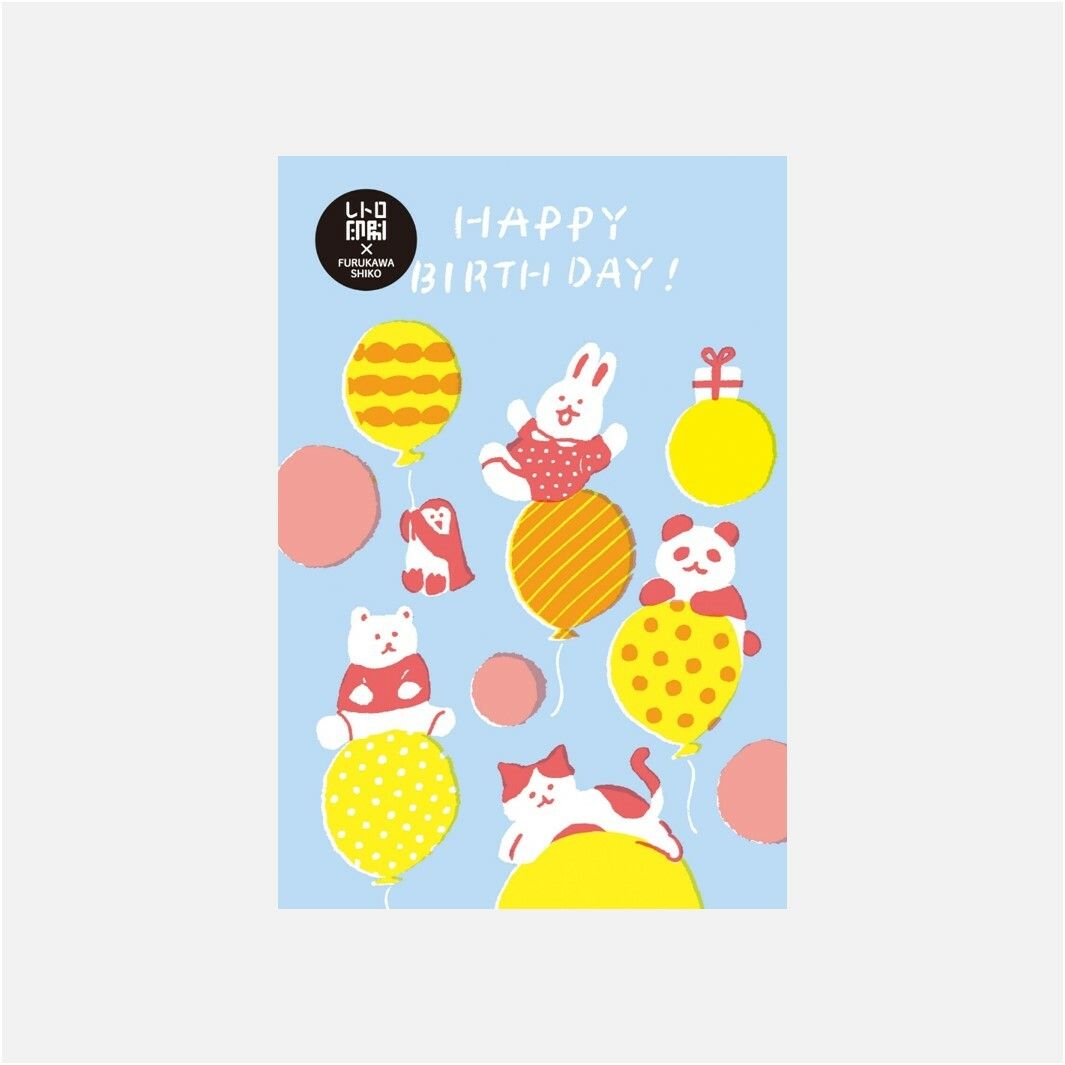 明信片∣Retro Printing JAM合作系列 生日派對∣日本 古川紙工