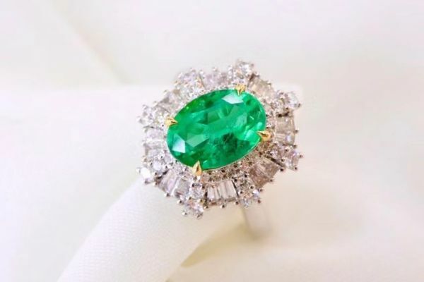 天然哥倫比亞祖母綠 戒指