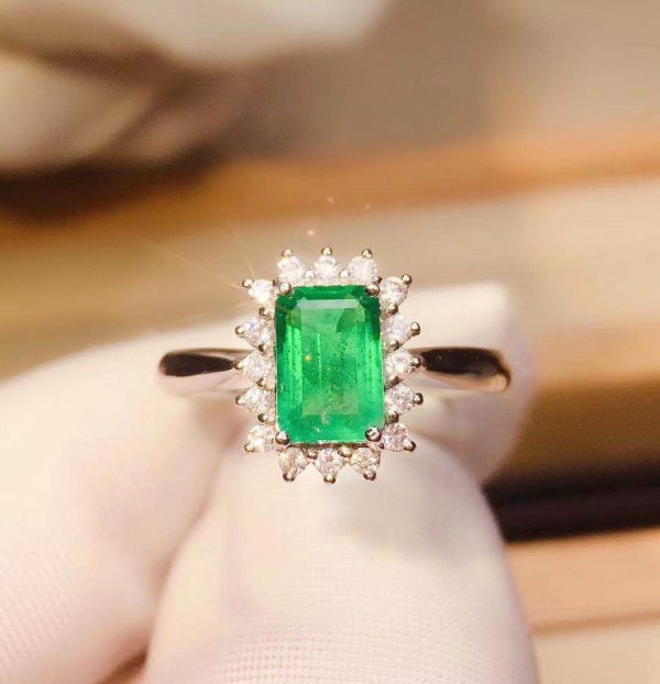 天然哥倫比亞祖母綠 戒指