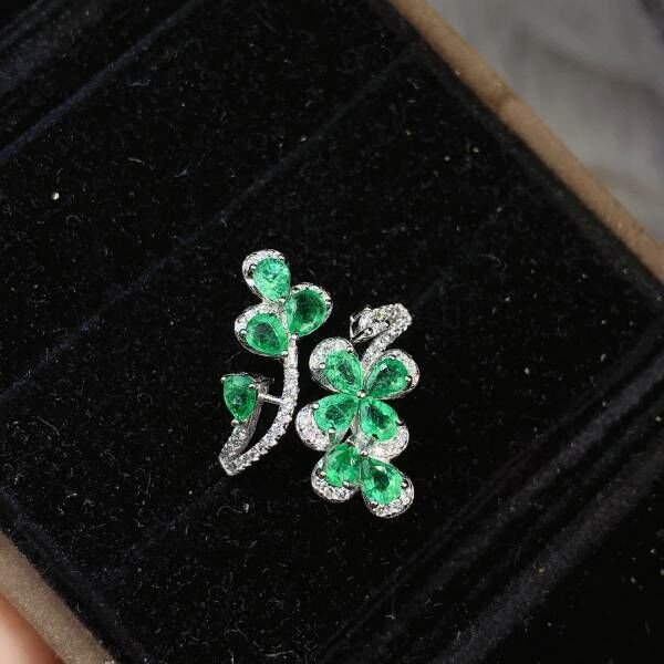 天然哥倫比亞祖母綠 戒指