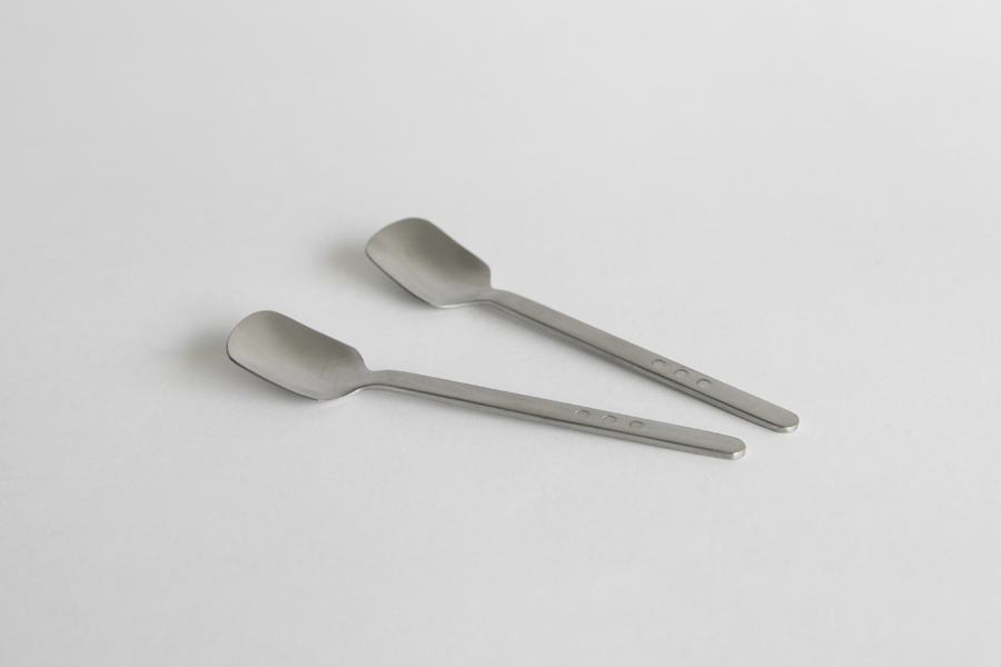 amabro - 點心匙 / 銀（2支入）