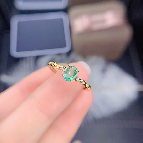 天然哥倫比亞祖母綠 戒指