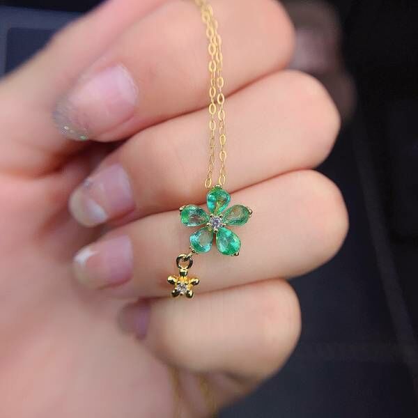 純天然哥倫比亞祖母綠 吊墜