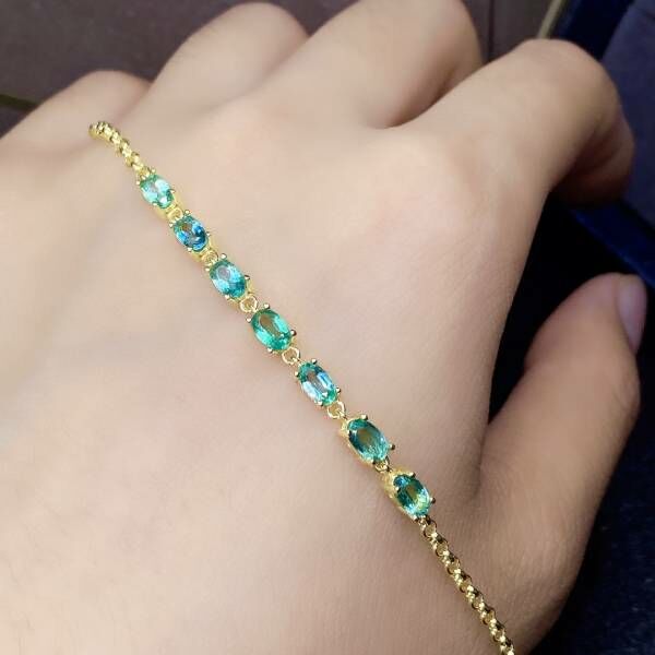 純天然祖母綠 手鍊