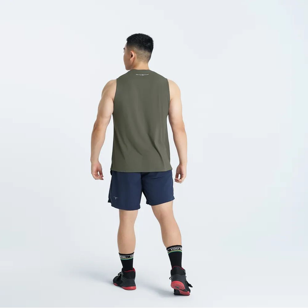 托瑪斯羽量級訓練背心（灰綠）