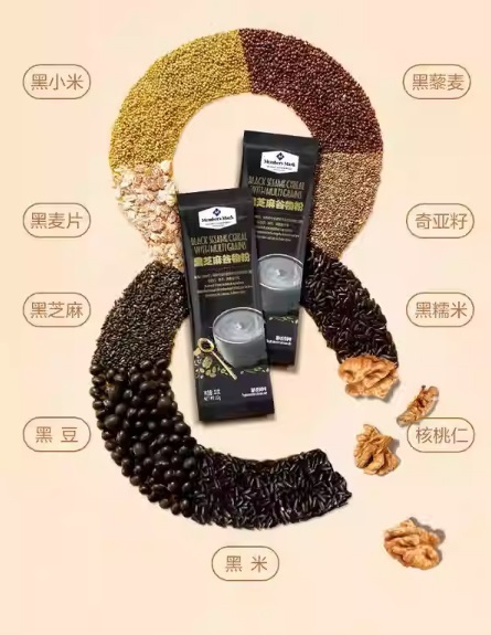 [Sam's Club] Member's Mark  黑芝麻谷物粉, 32g X 32包