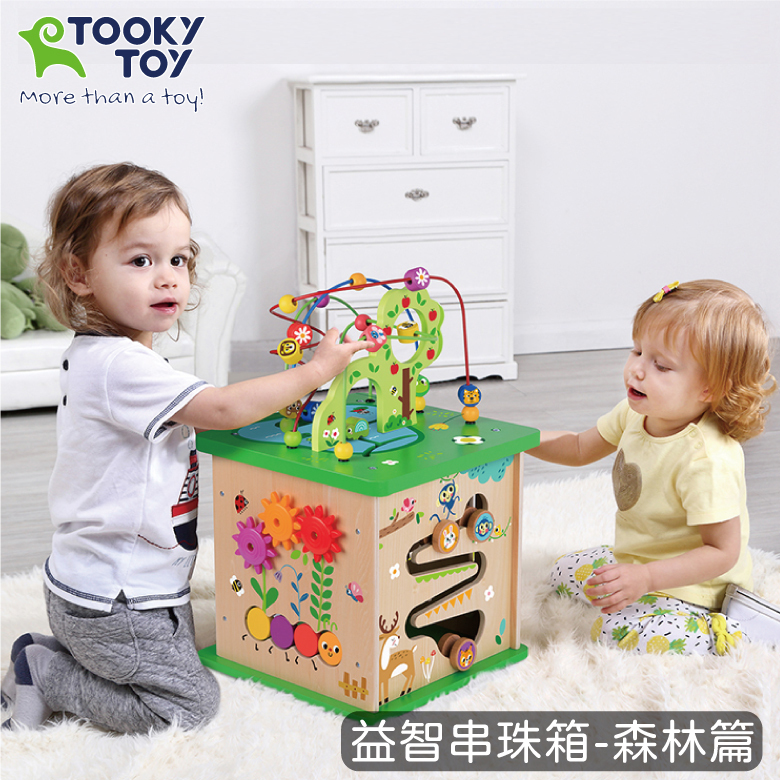 《 TOOKY TOY 》 益智串珠箱 - 森林篇