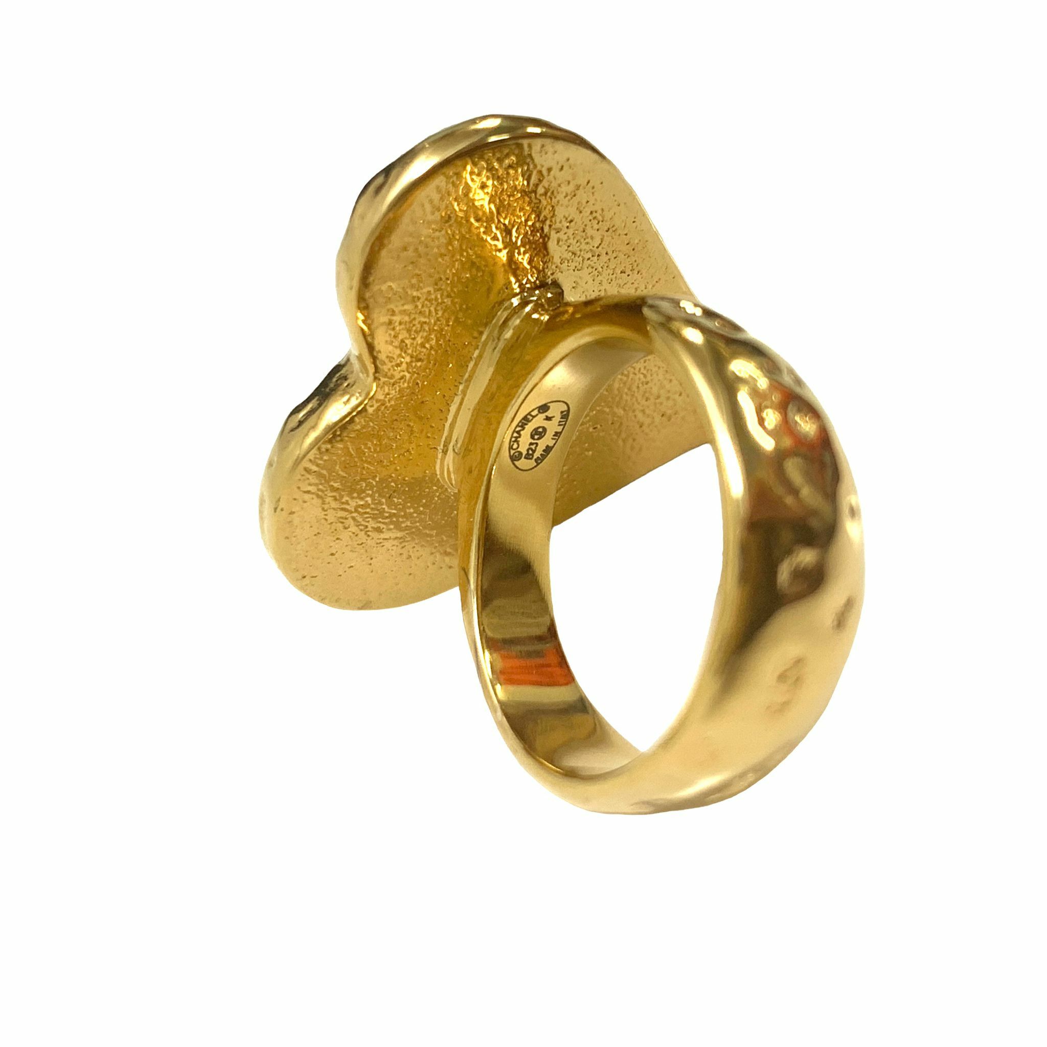 23SS 全新CC 戒指 52碼 ABC259 金色心形 CC LOGO  #BRAND NEW #香榭站正品