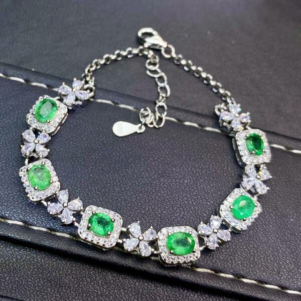 純天然祖母綠 手鍊