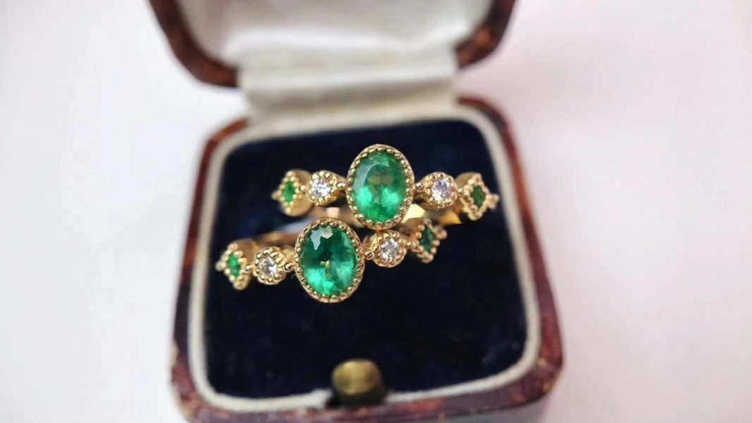 純天然哥倫比亞祖母綠 戒指