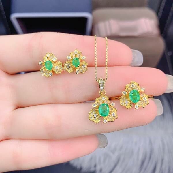 極品哥倫比亞祖母綠 套組