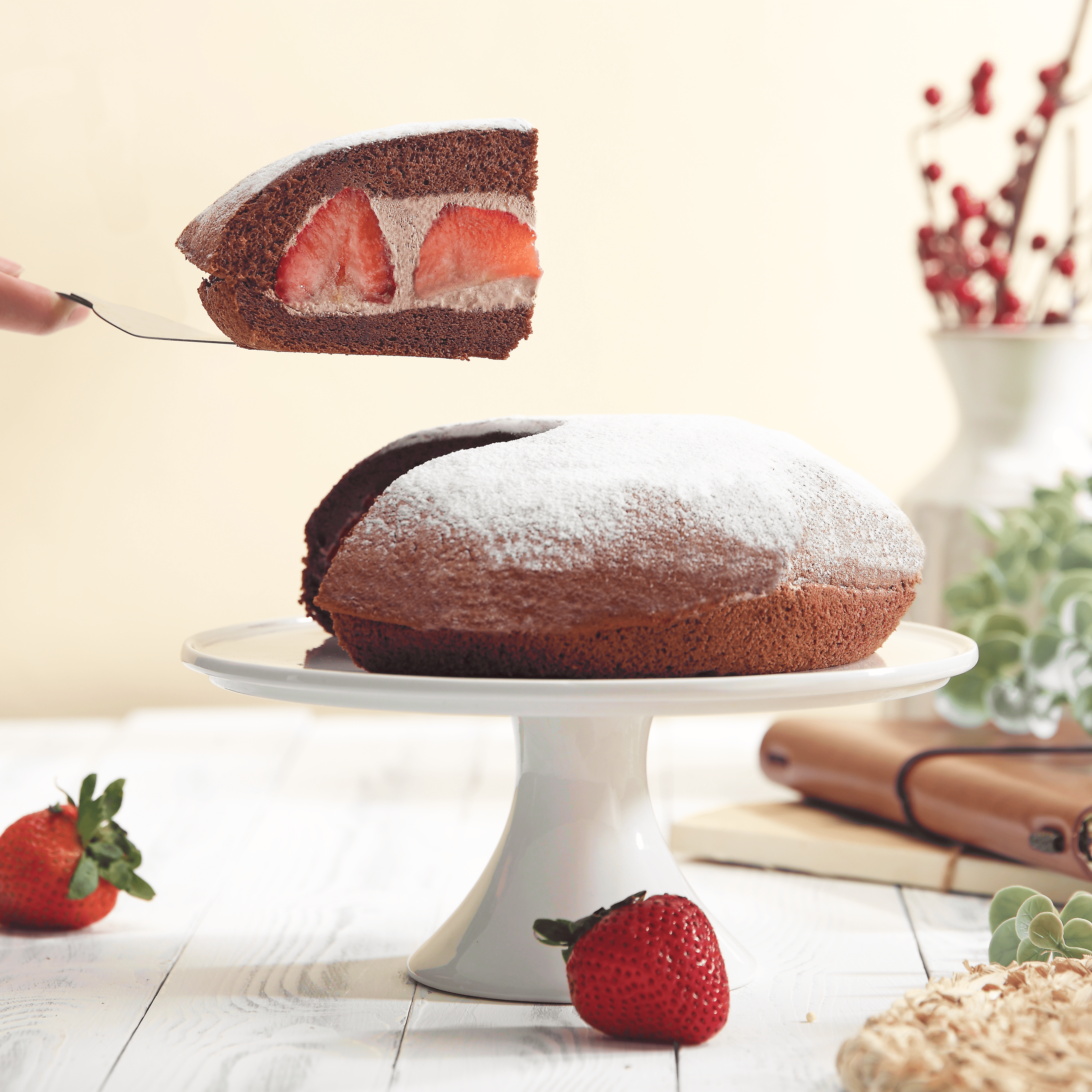 台北捷運門市｜草莓可可 8吋